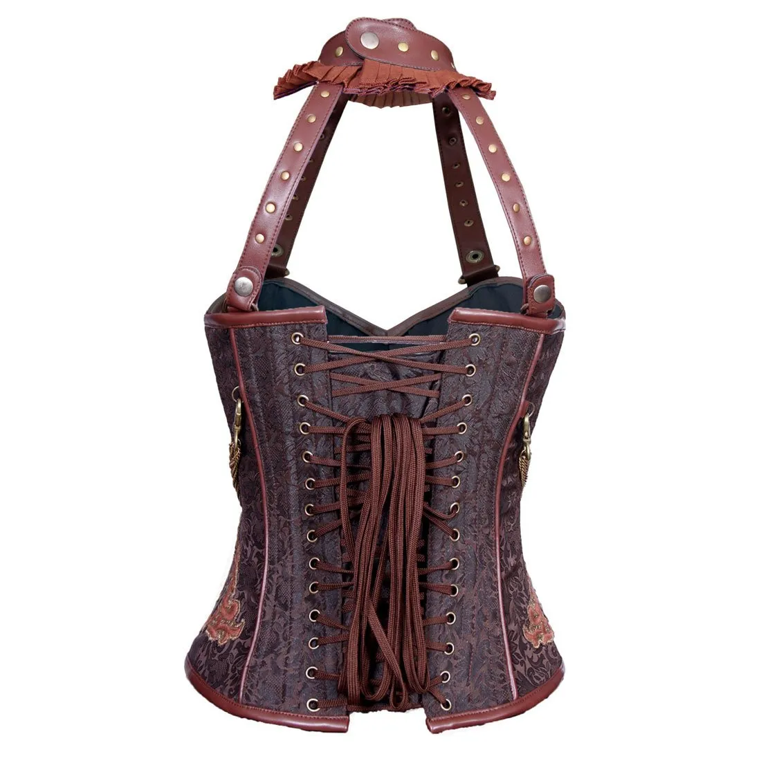 Rada Steampunk Authentic Steel Boned Overbust Corset